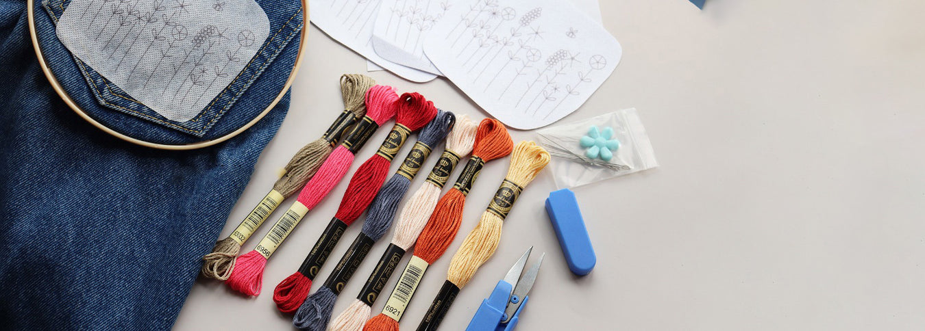 DIY ideas, handmade crafts, embroidery flowers