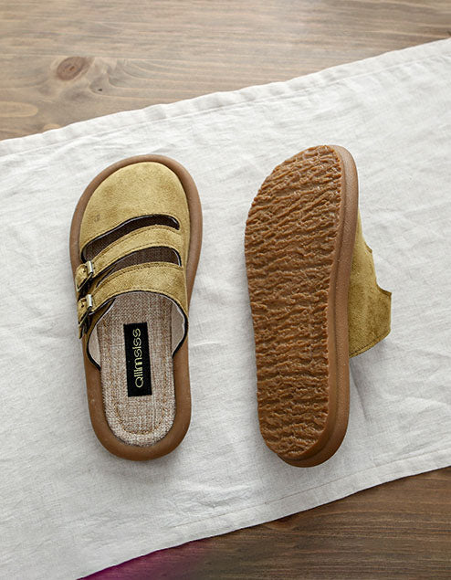 wide toe box slippers