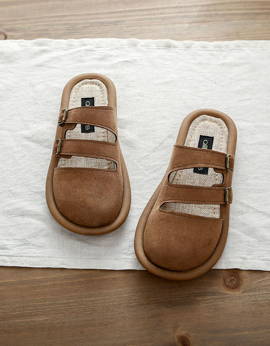 wide toe box slippers