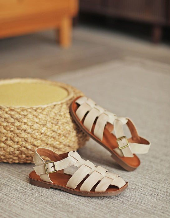 Handmade Retro Soft Sole Fisherman Sandals