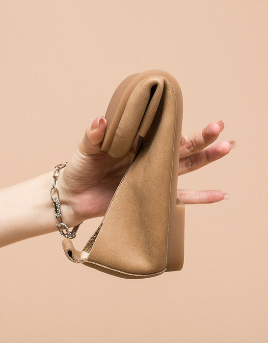 Cómodas bailarinas retro de piel suave para mujer talla 41