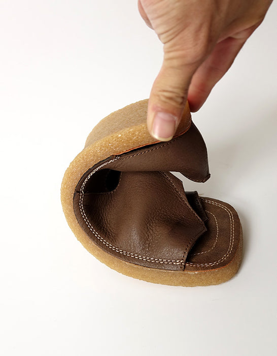 Retro Soft Bottom Leather Sandals Handmade Women's Shoes | Gift Shoes November New 2019 63.71
