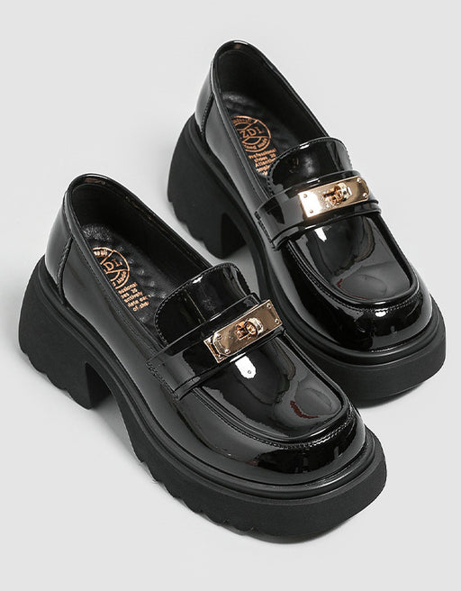 chunky heel mary jane shoes