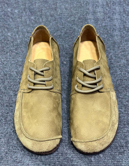 SoftLeatherComfortableRetroFlatShosforMen