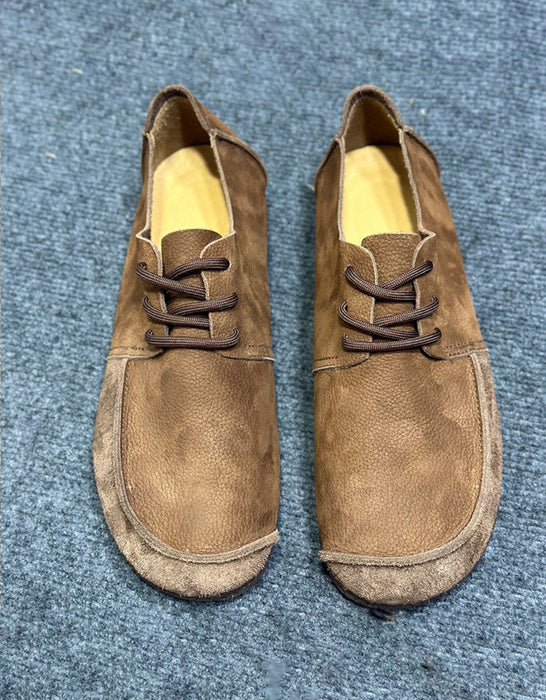 SoftLeatherComfortableRetroFlatShosforMen