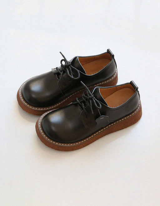 Wide Toe Box Lace-up Work Shoes Spring  78.00