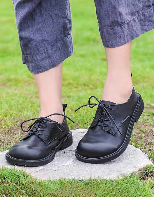 Round Toe Comfortable Lace-up Flat Shoes Feb Shoes Collection 2023 78.80