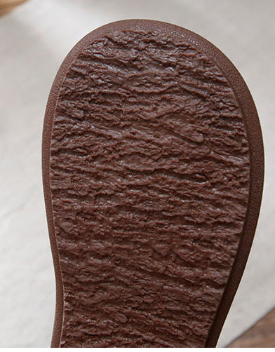 Wide Head Front Velcro Comfy Retro Flat Shoes June Shoes Collection 2022 77.00