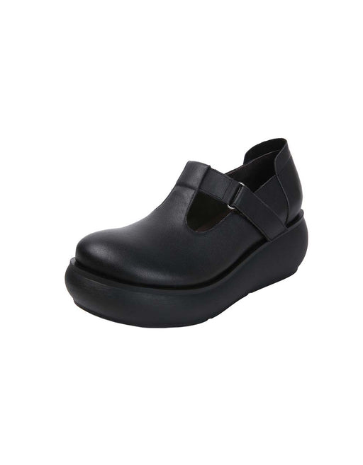 Summer Handmade Retro T-strap Wedge Sandals Jan New 2020 90.70