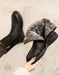 Real Leather Waterproof Fur Inside Winter Boots Dec Shoes Collection 2022 206.00