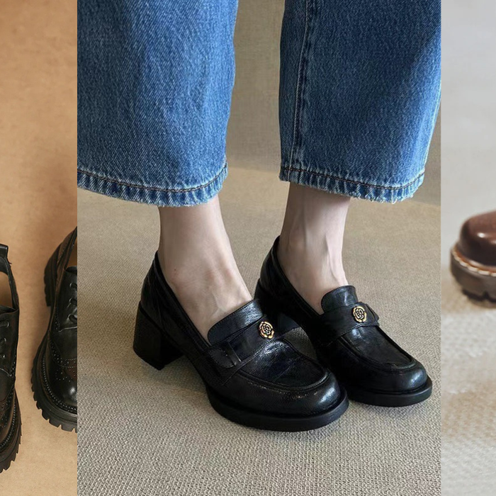 2026 shoe trends featuring loafers, Mary Janes, and chunky sneakers