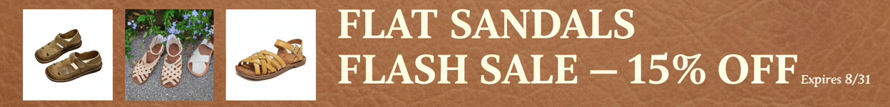 Flat Sandals Flash Sale Banner 1800x100
