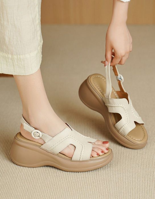 Summer Soft Sole Open Toe Wedge Sandals Slingback July Shoes Collection 2026 98.00