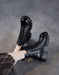 Spring Leather Hollow Comfort Chunky Martin Boots for Women Obiono Aug Shoes Collection 2026 97.70