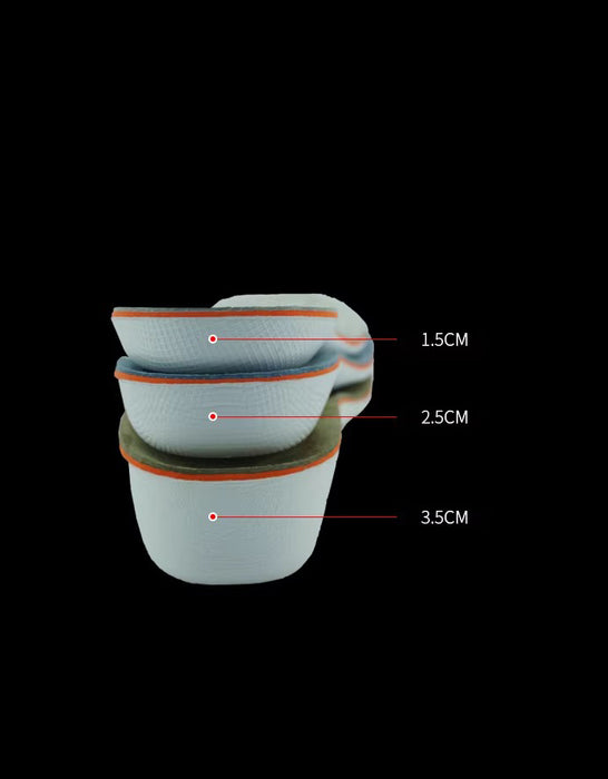 2 Pairs Height-increasing Breathable Comfortable Footbed April Shoes Collection 2026 27.00