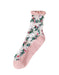 2 Pairs Vintage Flower Embroidery Transparent Socks Accessories 25.50