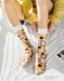 3 Pairs Flower Embroidery Transparent Socks Accessories 27.00