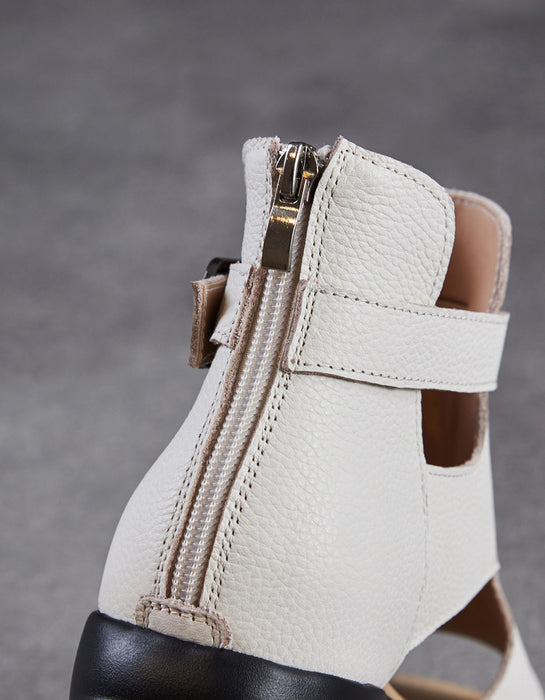 Ankle Buckle Summer Open Toe Platform Sandals  June Shoes Collection 2026 85.00