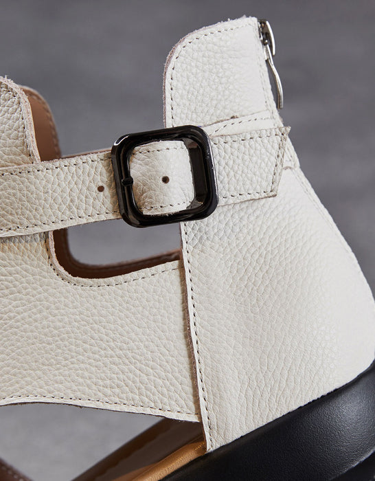 Ankle Buckle Summer Open Toe Platform Sandals  June Shoes Collection 2026 85.00