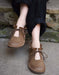 Ankle Lace-up Handmade Soft Leather Flats June Shoes Collection 2023 99.70