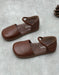 Ankle Strap Soft Sole Round Toe Flat Shoes Coffee June Shoes Collection 2026 81.00