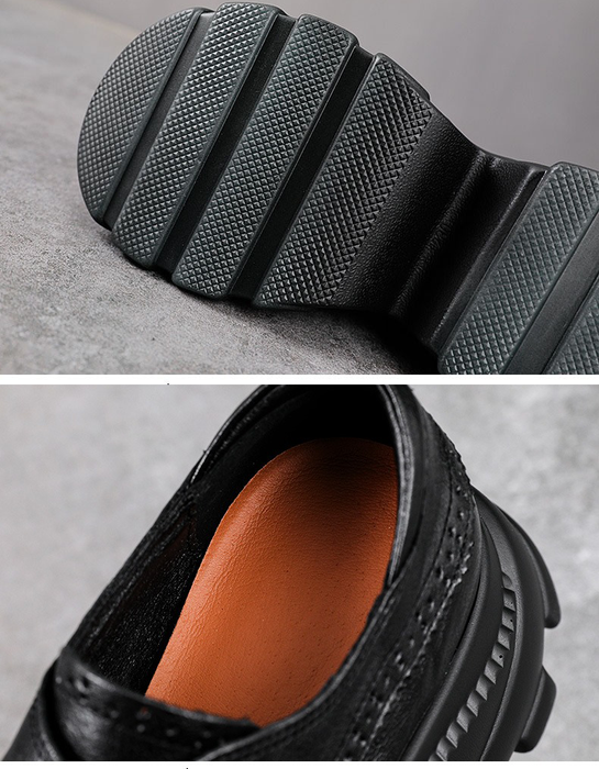 Autumn Brogue Style Double Buckle Strap Platform Chunky Shoes for Women, Obiono Sep Shoes Collection 2026, 89.99