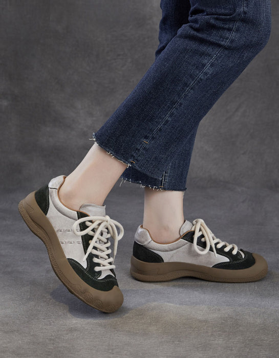 Autumn Color Match Round Toe Comfortable Casual Sneakers for Women, Obiono Sep Shoes Collection 2026, 81.79