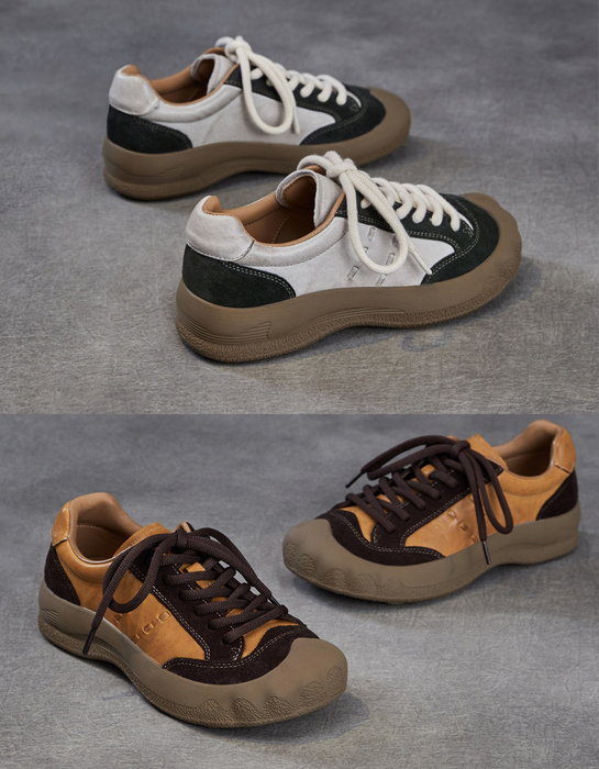 Autumn Color Match Round Toe Comfortable Casual Sneakers for Women, Obiono Sep Shoes Collection 2026, 81.79