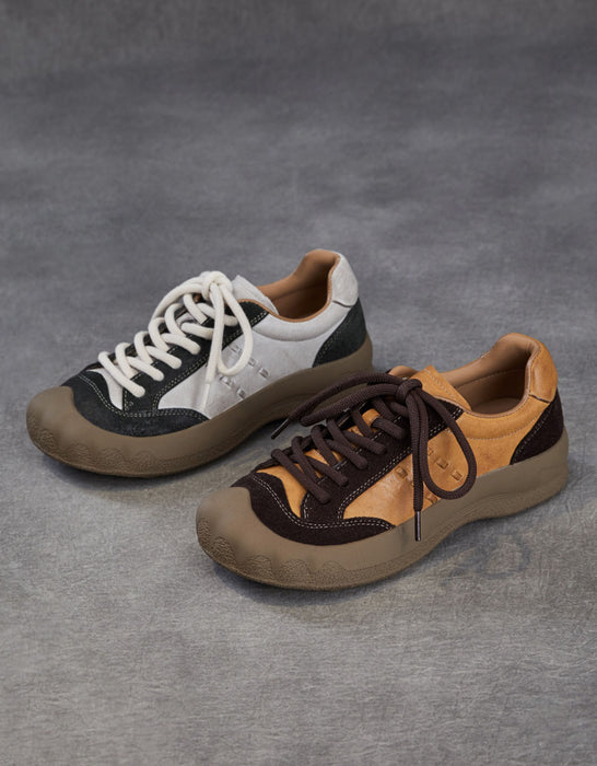 Autumn Color Match Round Toe Comfortable Casual Sneakers for Women, Obiono Sep Shoes Collection 2026, 81.79