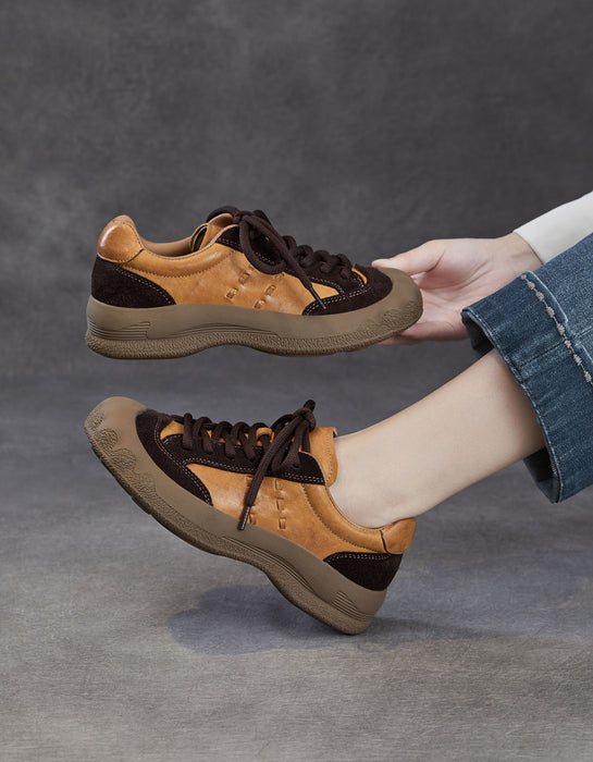 Autumn Color Match Round Toe Comfortable Casual Sneakers for Women, Obiono Sep Shoes Collection 2026, 81.79