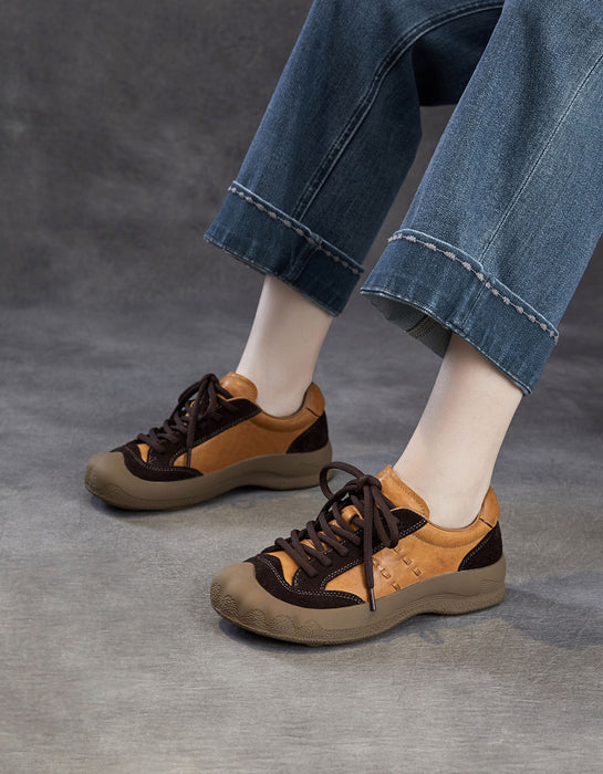 Autumn Color Match Round Toe Comfortable Casual Sneakers for Women, Obiono Sep Shoes Collection 2026, 81.79