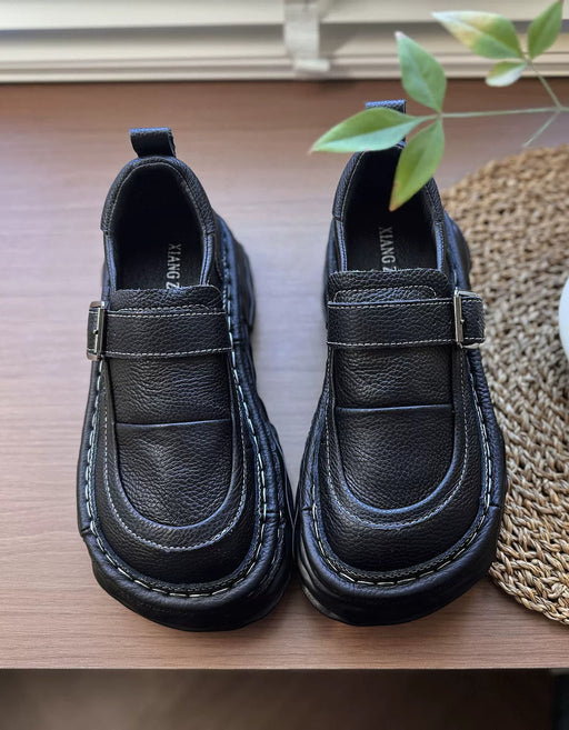 Women's Autumn Handmade Soft Sole Platform Wide Toe Box Shoes, Obiono Sep Shoes Collection 86.20