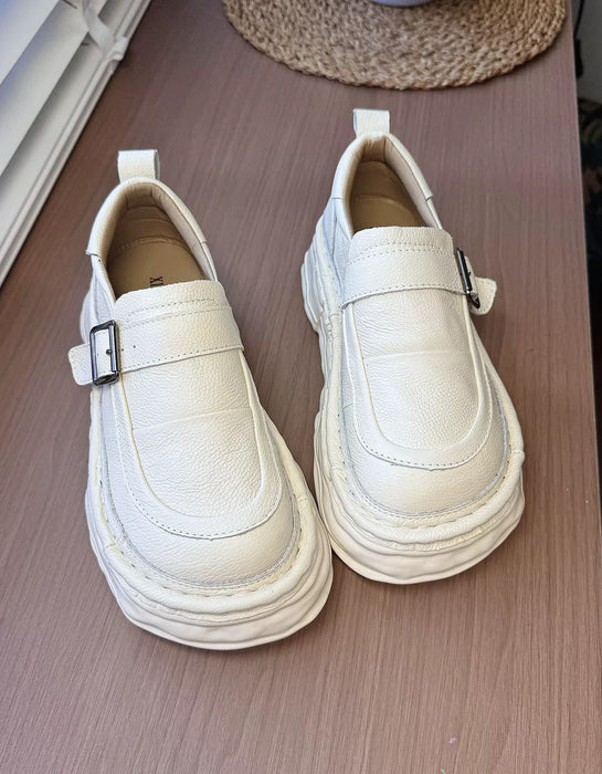 Women's Autumn Handmade Soft Sole Platform Wide Toe Box Shoes, Obiono Sep Shoes Collection 86.20