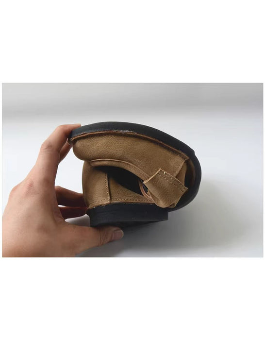 Autumn Retro Suede Leather Lace-up Ankle Boots 35-41