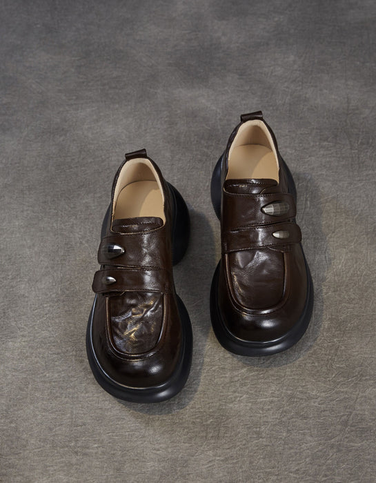 Autumn Round Toe Comfortable Chunky Loafers for Women, Obiono Sep Shoes Collection 2026, 88.01