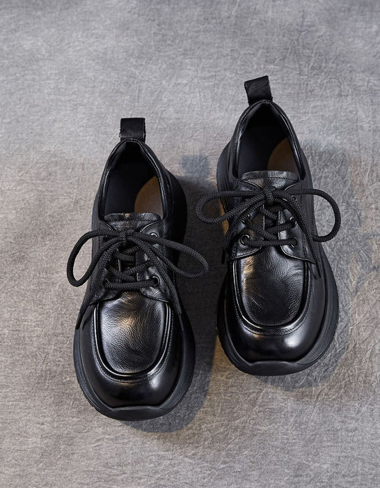 Soft Soles Comfortable Anti-slip Leather Casual Walking Shoes