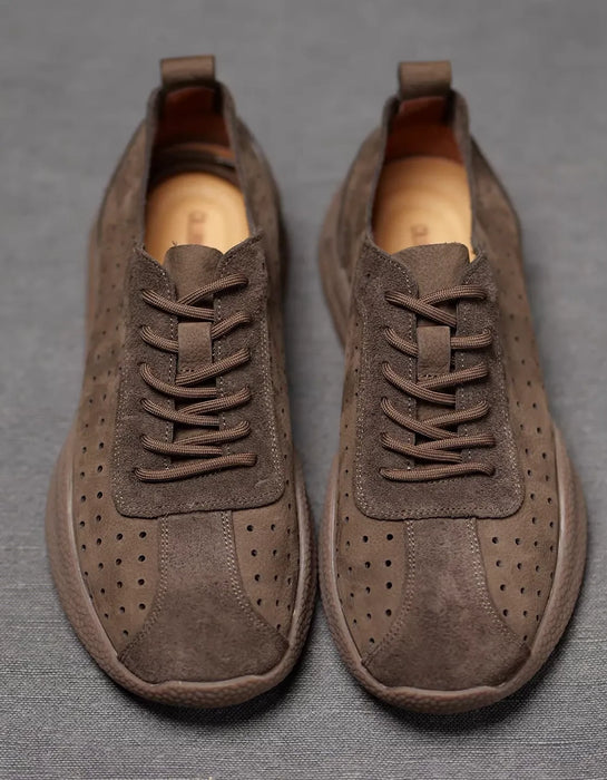 Autumn Spring Breathable Soft Sole Men's Sneaker Shoes Coffee Feb Shoe Collection 2026 99.99