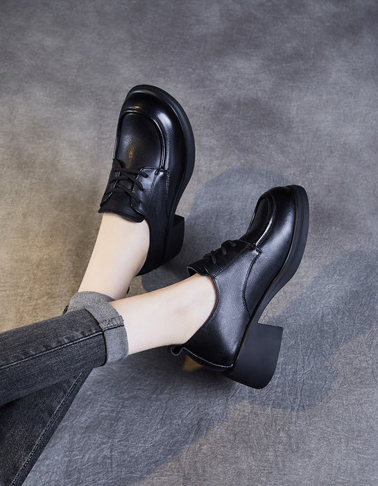 Autumn Spring Comfortable Lace-up Chunky Heels Loafers Obiono July Shoes Collection 2026 87.7
