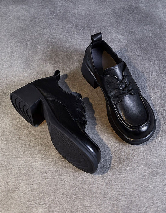Autumn Spring Comfortable Lace-up Chunky Heels Loafers Obiono July Shoes Collection 2026 87.7
