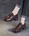 Autumn Spring Comfortable Lace-up Chunky Heels Loafers Obiono July Shoes Collection 2026 87.7