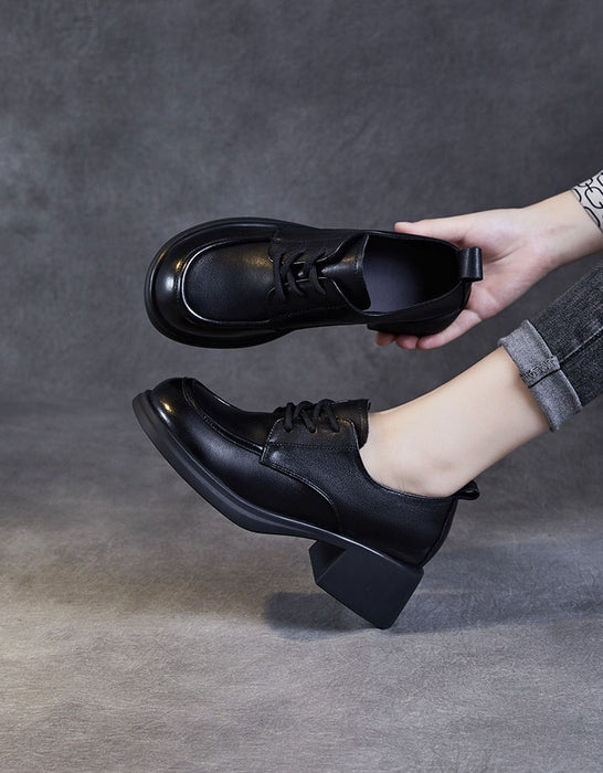 Autumn Spring Comfortable Lace-up Chunky Heels Loafers Obiono July Shoes Collection 2026 87.7