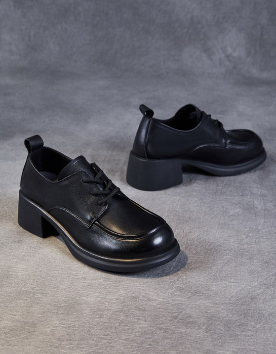 Autumn Spring Comfortable Lace-up Chunky Heels Loafers Obiono July Shoes Collection 2026 87.7