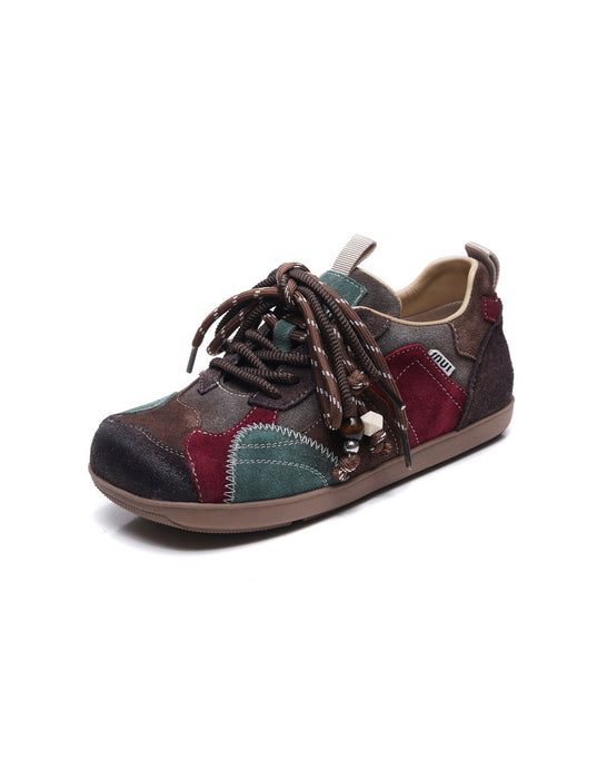Autumn Suede Leather Stitch  Comfortable Wide Toe Box Sneakers Jan Shoe Collection 2026 89.80