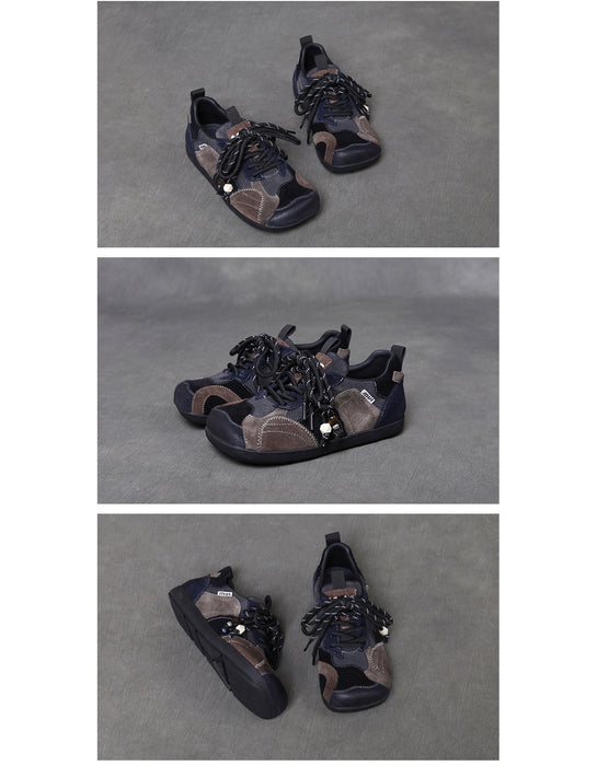 Autumn Suede Leather Stitch  Comfortable Wide Toe Box Sneakers Details Jan Shoe Collection 2026 89.80