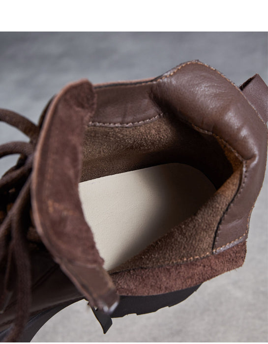 Autumn Winter Platform Comfort Lace-up Ankle Boots Details Jan Shoe Collection 2026 91.00