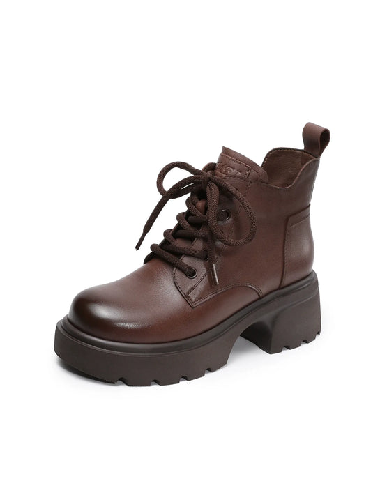 Autumn Winter Platform Comfort Lace-up Ankle Boots Jan Shoe Collection 2026 91.00