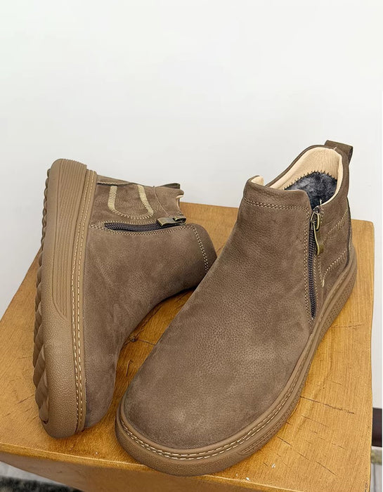 Autumn Winter Comfortable Casual Men's Ankle Boots(Size 37-45)