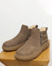 Autumn Winter Comfortable Casual Men's Ankle Boots in color khaki