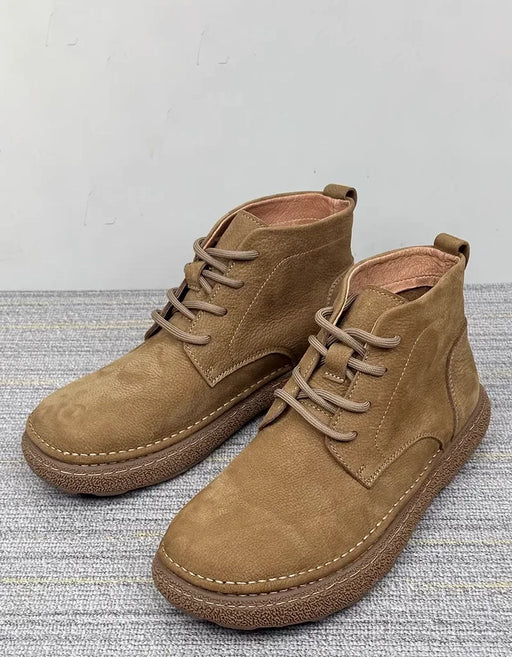 Autumn Winter Comfortable Lace-up Ankle Boots for Men&Women(Size 35-45)