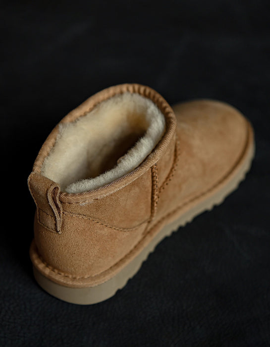 Botas antideslizantes informales retro de otoño e invierno para mujer | Zapatos de regalo